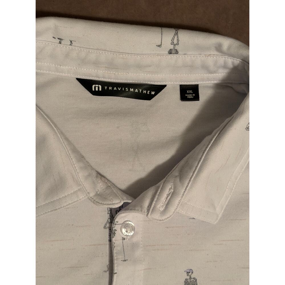 TravisMathew Men's Lost City Polo -XXL - Picture 6 of 9